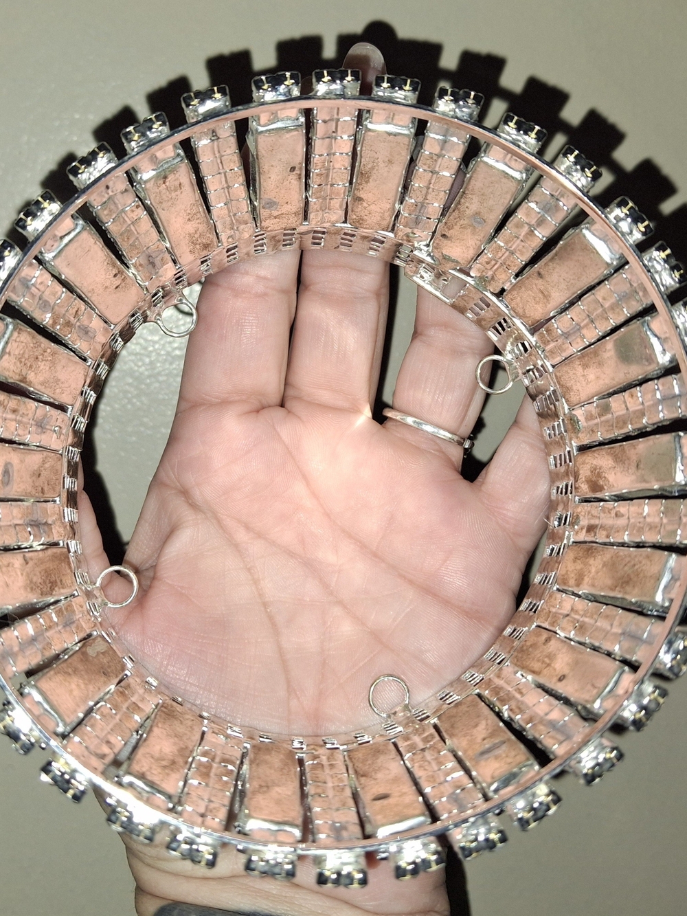 Full Round State/national Pageant Crown - Multicolor *One Of A Kind RARE* - Picture 2 of 3